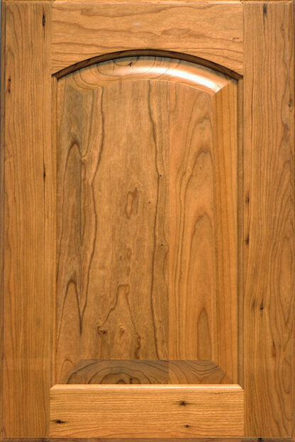 Cherry Raised Panel Eyebrow Wood Cabinet Door